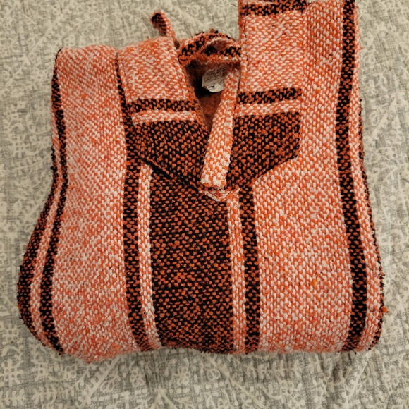 Mexican Baja Pullover Hoodie Small/  Medium - Picture 2 of 5